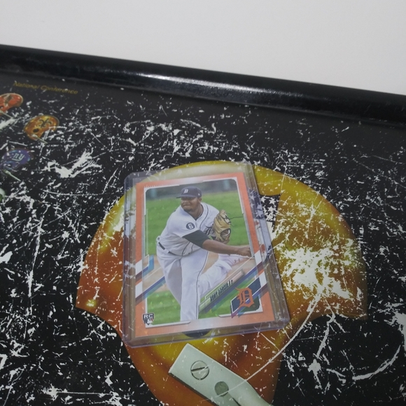 2021 Topps Update Series Rony Garcia Rookie Card #US190 Orange Foil 172/299 - Picture 3 of 5